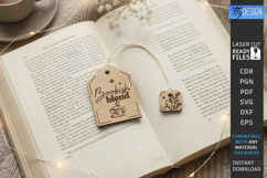 Tea Bag Bookmark Laser Cut | Reading Accessories | Glowforge Product Image 1