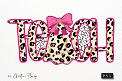 Preppy Teach Halloween PNG Product Image 4
