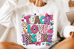 Teach Love Inspire Collage Png Product Image 2