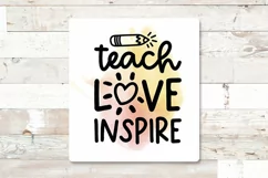 Teacher sublimation, teacher quote sayings gift png files Product Image 18