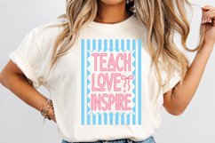 Teach Love Inspire Png, Teacher Png Product Image 2