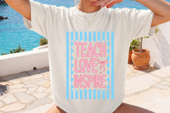 Teach Love Inspire Png, Teacher Png Product Image 3
