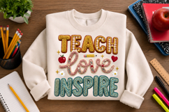teach love inspire, teacher png, teacher shirt design, teacher sublimation, classroom decor, educator gift png, school shirt png, teacher life png, teaching design, teacher appreciation