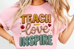 teach love inspire, teacher png, teacher shirt design, teacher sublimation, classroom decor, educator gift png, school shirt png, teacher life png, teaching design, teacher appreciation