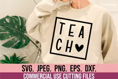 Teacher SVG - Teach SVG - Teacher Quote SVG - Best Teacher Product Image 2