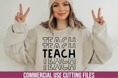 Teacher SVG - Teach SVG - Best Teacher Quote SVG Product Image 3