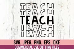Teacher SVG - Teach SVG - Best Teacher Quote SVG Product Image 4