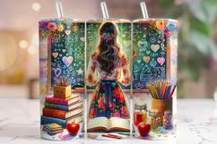 Teacher Tumbler Wrap Sublimation, Teacher Life Tumbler Wrap Product Image 1