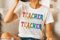 Teacher SVG Inspirational &amp; Funny Teacher Shirt Design Product Image 2