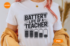 Teacher battery life funny quote Product Image 2