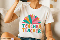 Teacher SVG Inspirational & Funny Teacher Shirt Design Product Image 2