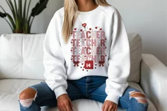 Teacher Valentine PNG SVG T-shirt Design Product Image 2
