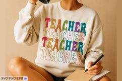 Teacher SVG Inspirational &amp; Funny Teacher Shirt Design Product Image 3