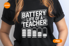 Teacher battery life funny quote Product Image 3