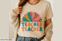 Teacher SVG Inspirational & Funny Teacher Shirt Design Product Image 4