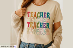 Teacher SVG Inspirational &amp; Funny Teacher Shirt Design Product Image 4