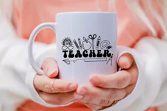 Teacher SVG Back To School SVG School SVG Teacher Shirt SVG. Product Image 6