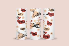 teacher affirmation skinny tumbler sublimation design for 20oz and 30oz skinny tumbler sublimation wrap