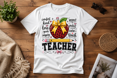 Teacher Apple Coquette png Product Image 3