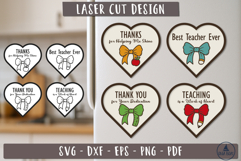 Teacher Appreciation gift Laser glowforge files