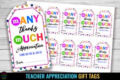 TEACHER APPRECIATION GIFT TAGS I TEACHER APPRECIATION TAGS