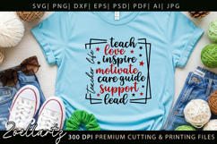 Teacher SVG Back to School Teacher Life T-shirt Mug Design Product Image 6