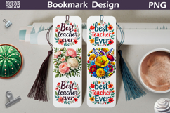 Teacher Bookmark | Best Teacher Ever Bookmark Printable Product Image 1