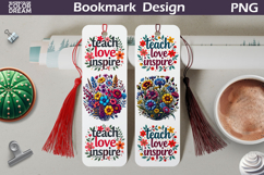 Teacher Bookmark | Teach Love Inspire Bookmark Printable Product Image 1
