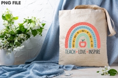 Teacher Bow Sublimation Design Product Image 3