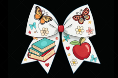 teacher butterfly bow, coquette bow clipart, school theme bow, butterfly design art, digital bow design, education teacher bow, cheerful bow art, teacher design clipart, coquette bow art, butterfly sublimation design