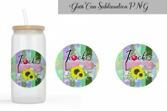 Teacher Glass Can Sublimation| Libbey Can Glass Product Image 5