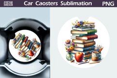 Teacher Car Coaster | Teacher SuRound Coaster Product Image 1