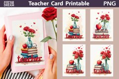 Teacher Card Printable | Valentine Teacher Design Product Image 2