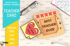 Teacher Cards SVG Bundle. Greeting Cards Laser Cut Product Image 4