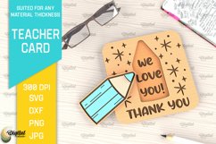 Teacher Cards SVG Bundle. Greeting Cards Laser Cut Product Image 6