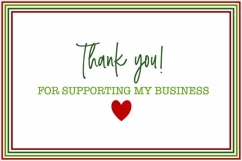 thank you note for your order