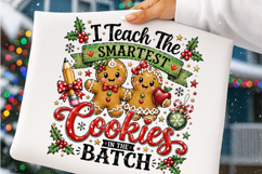 Teacher Christmas Png, Christmas Pencil Tree Teacher PNG Product Image 3