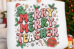 Christmas Pencil Tree Teacher Png Product Image 1