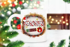 Teacher Christmas Sublimation I Holiday Teacher Sublimation PNG