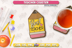 Teacher Coaster | School Design | Cup Coaster |Teacher’s Day Product Image 1