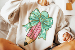 Pencil Teacher Valentine's Day PNG, Teacher Life PNG, Xoxo Product Image 1