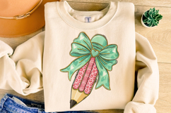 Pencil Teacher Valentine's Day PNG, Teacher Life PNG, Xoxo Product Image 4