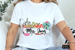 Personalized Teacher Name PNG | Back To School PNG Product Image 3