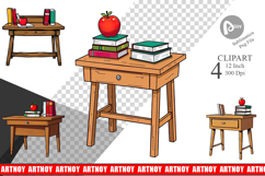 Teacher Desk Clipart Product Image 1