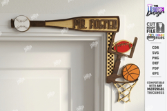 Teacher Door Corner Laser Cut | Classroom Decor SVG Product Image 1