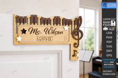 Teacher Door Corner Laser Cut | Wall Sign | School Design Product Image 1