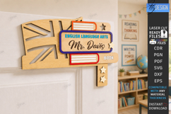Teacher Door Corner Laser Cut Bundle | Wall Signs | CNC File Product Image 10