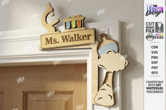 Teacher Door Corner Laser Cut Bundle | Classroom Decor SVG Product Image 7