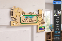 Teacher Door Corner Laser Cut | Wall Sign | School Design Product Image 1
