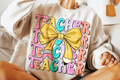 Teacher PNG, Teacher Coquette PNG, Teacher Life PNG, Teach Product Image 3